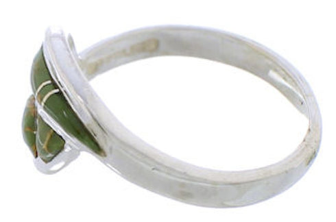 Turquoise Genuine Sterling Silver Ring Size 7-1/4 WX41056